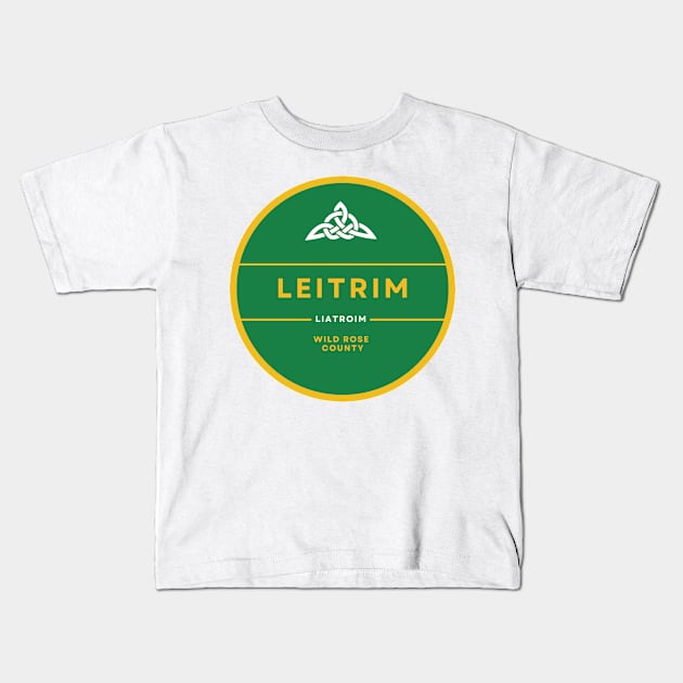 County Leitrim, Ireland Kids T-Shirt by TrueCelt